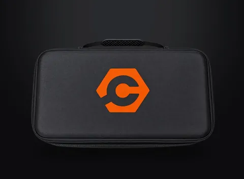 Carly Diagnose-Set — Softcase mit orangem Carly-Logo