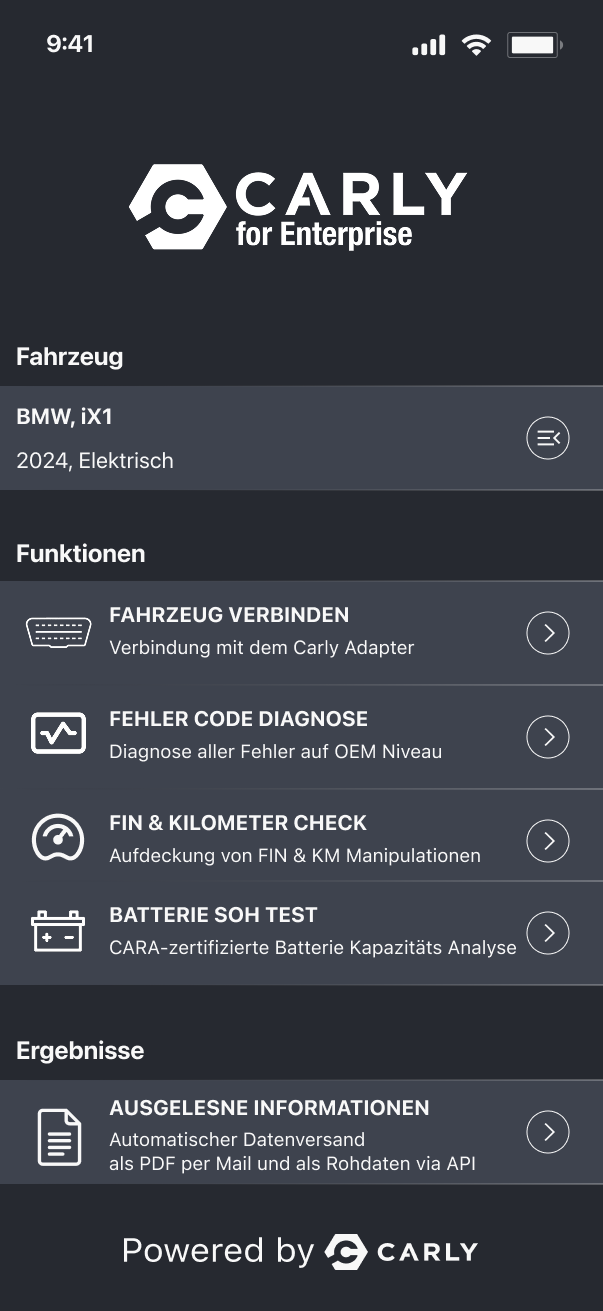 Carly Enterprise App